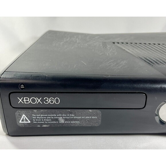 Xbox 360 Slim Black Console Kinect Bundle Tested NO Hard Drive - Picture 5 of 16
